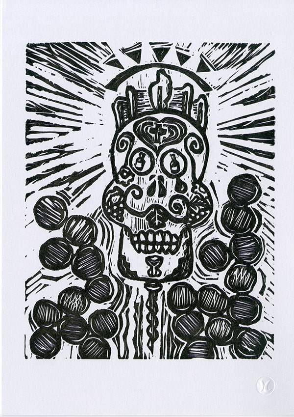 linogravure - impressions - typo - gravure - peinture