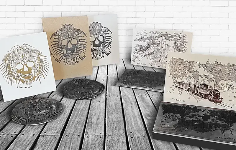 Gravure sur bois imprimerie chevalier